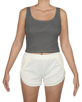 Square Neck Crop Top