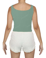 Square Neck Crop Top