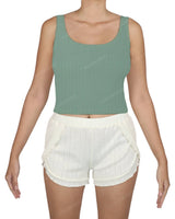 Square Neck Crop Top