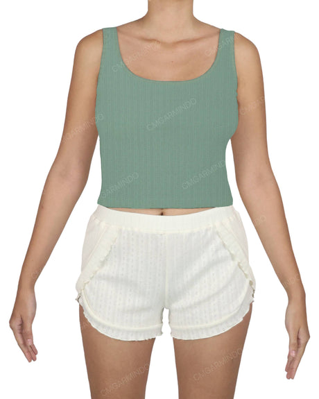 Square Neck Crop Top