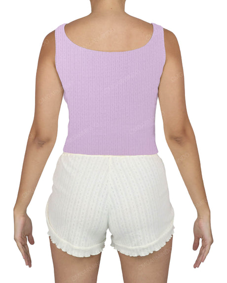 Square Neck Crop Top