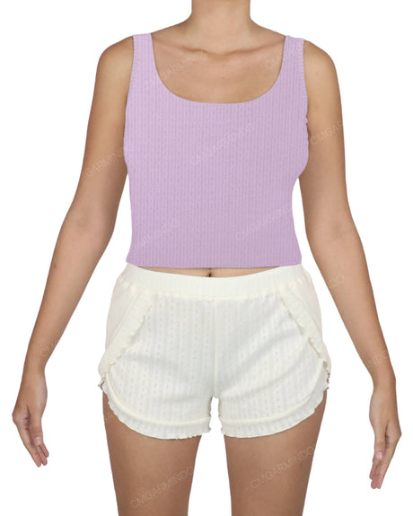 Square Neck Crop Top
