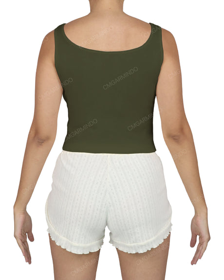 Square Neck Crop Top