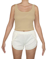 Square Neck Crop Top