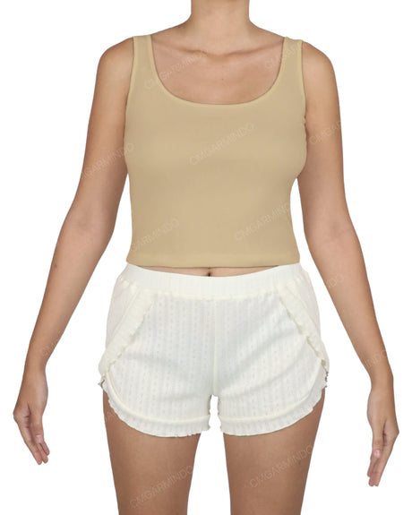 Square Neck Crop Top