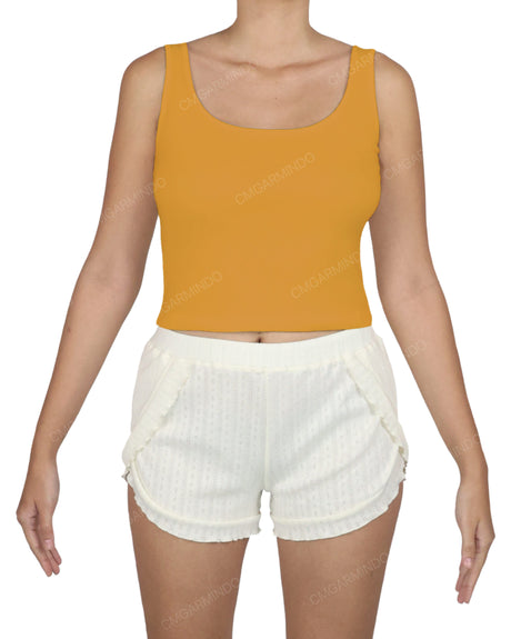 Square Neck Crop Top