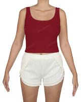 Square Neck Crop Top