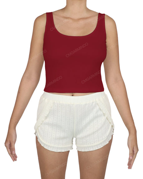 Square Neck Crop Top