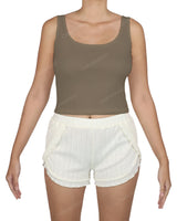 Square Neck Crop Top