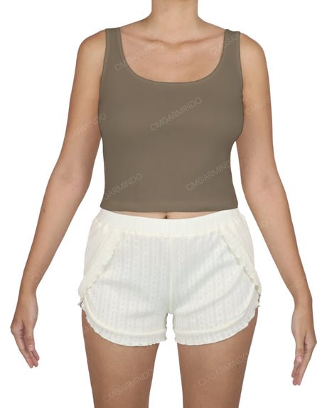 Square Neck Crop Top
