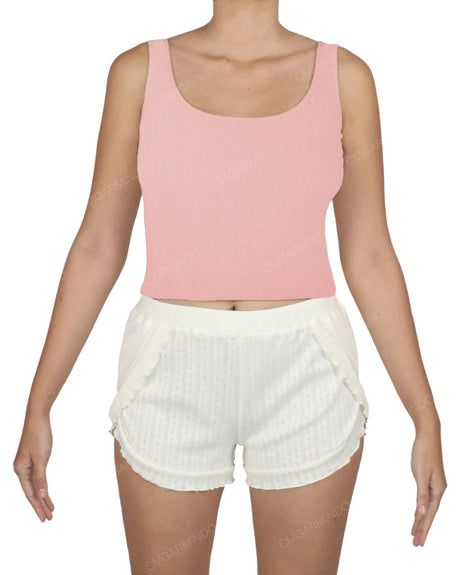 Square Neck Crop Top