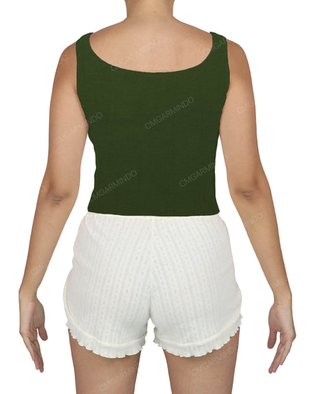 Square Neck Crop Top