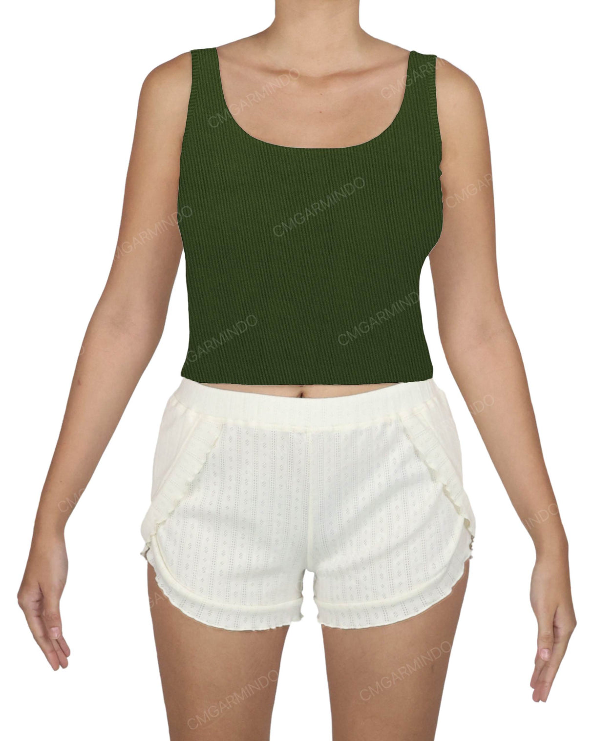 Square Neck Crop Top