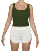 Square Neck Crop Top