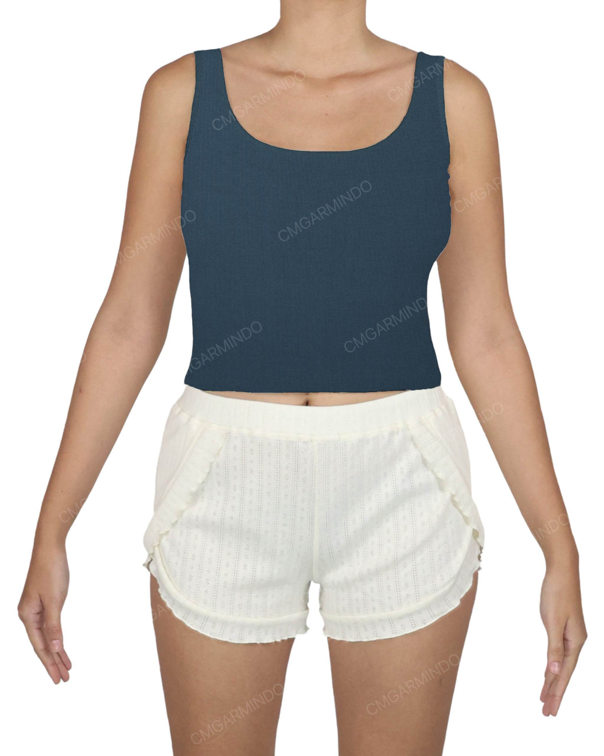 Square Neck Crop Top
