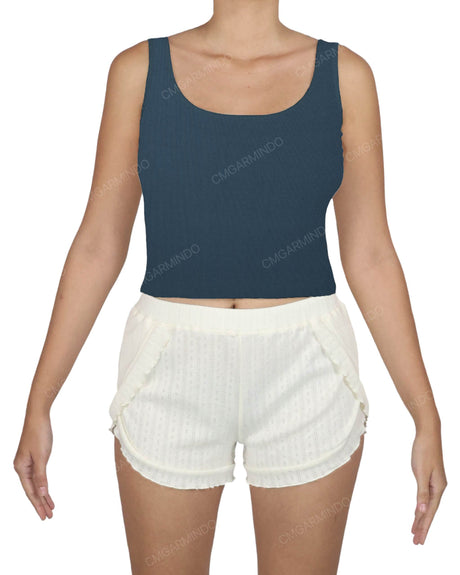 Square Neck Crop Top