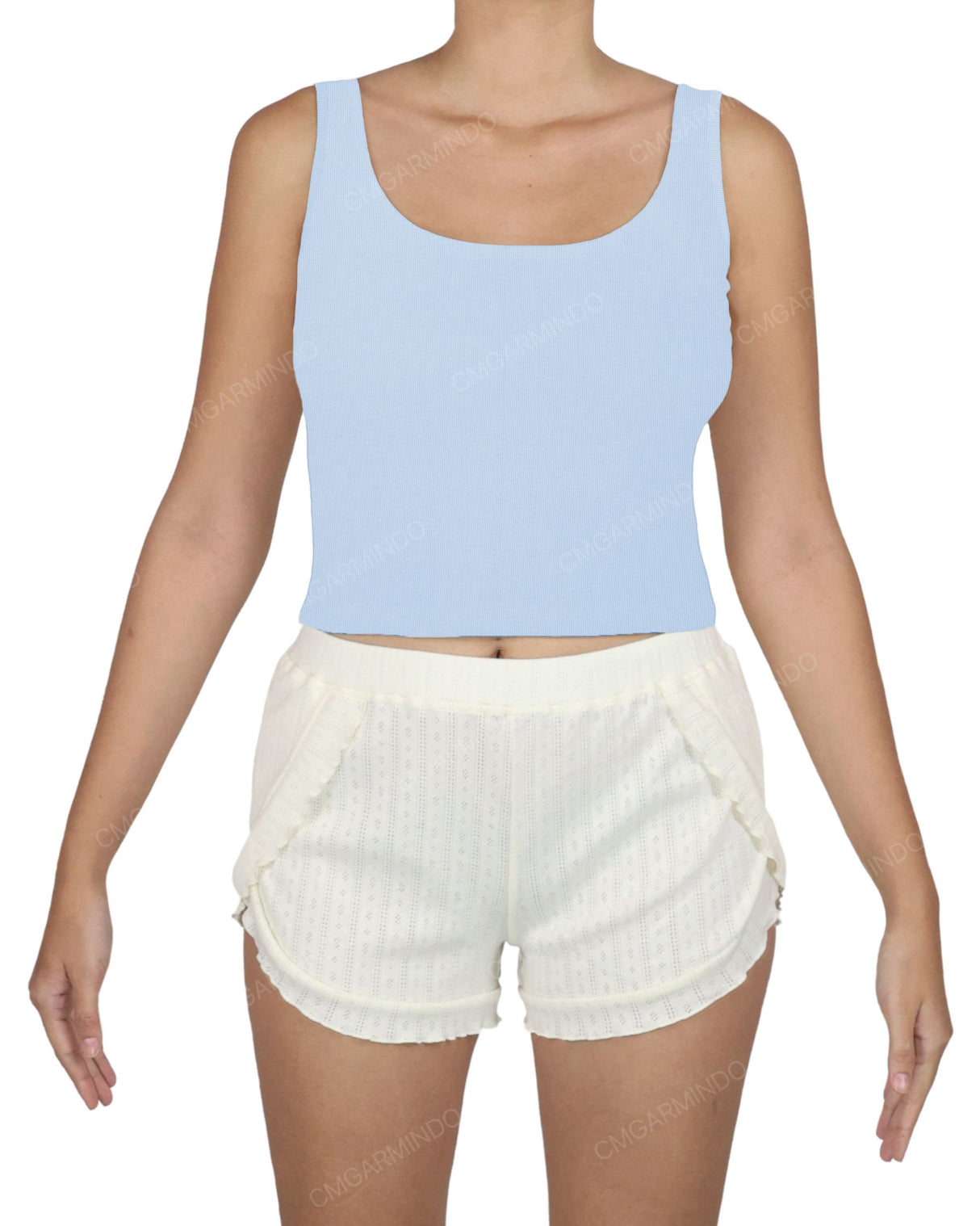 Square Neck Crop Top