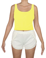 Square Neck Crop Top