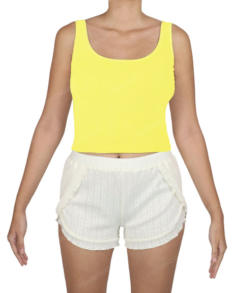 Square Neck Crop Top