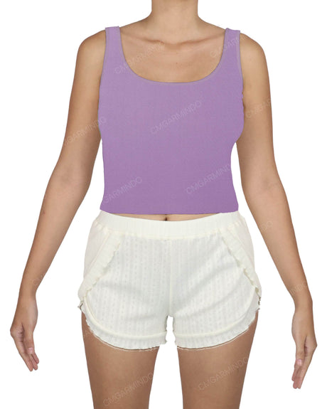 Square Neck Crop Top