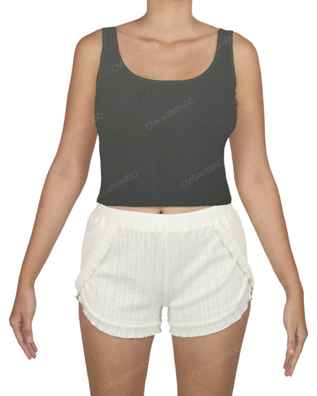 Square Neck Crop Top