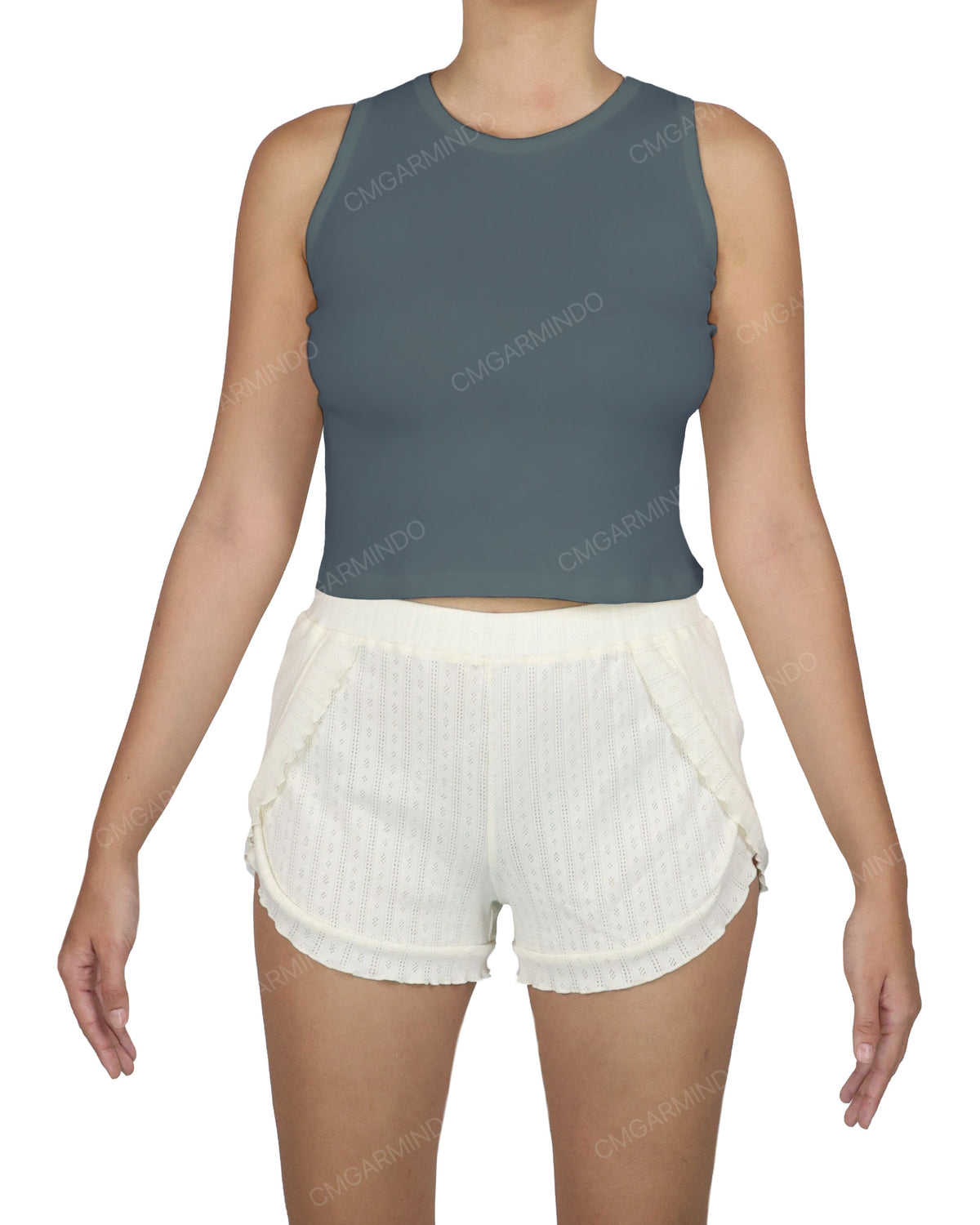 Crew Neck Tank Top