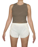 Crew Neck Tank Top
