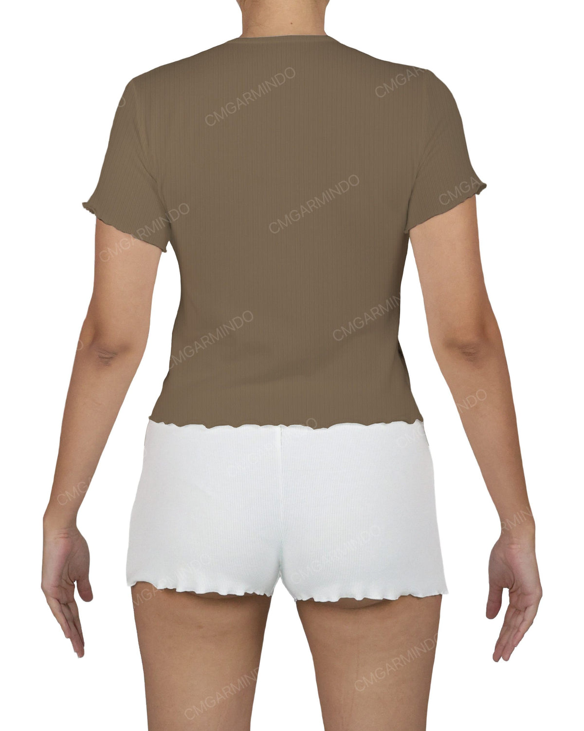 Crew Neck Crop Top