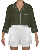 Oversized Short Sleeve Pyjama Top