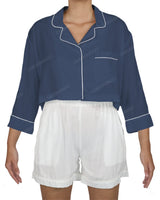 Oversized Short Sleeve Pyjama Top