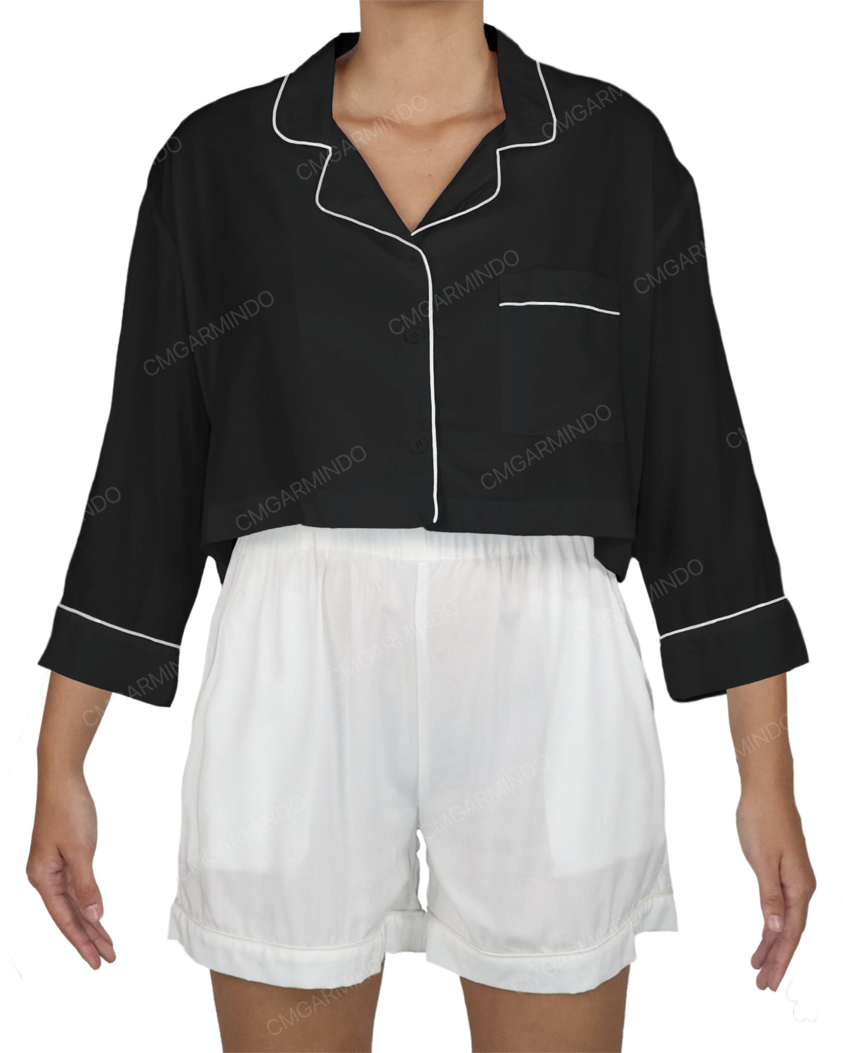 Oversized Short Sleeve Pyjama Top