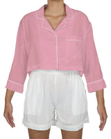Oversized Short Sleeve Pyjama Top