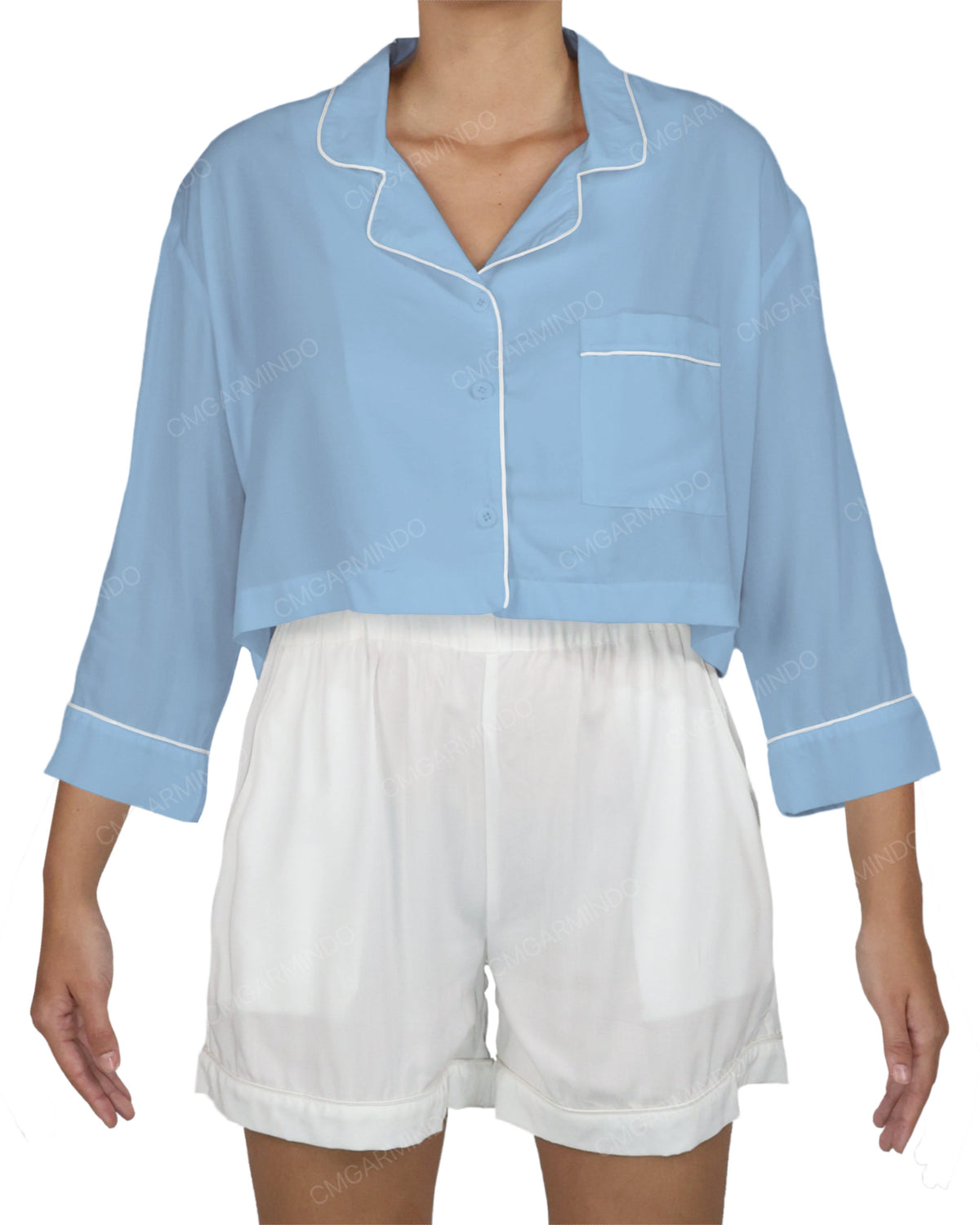 Oversized Short Sleeve Pyjama Top