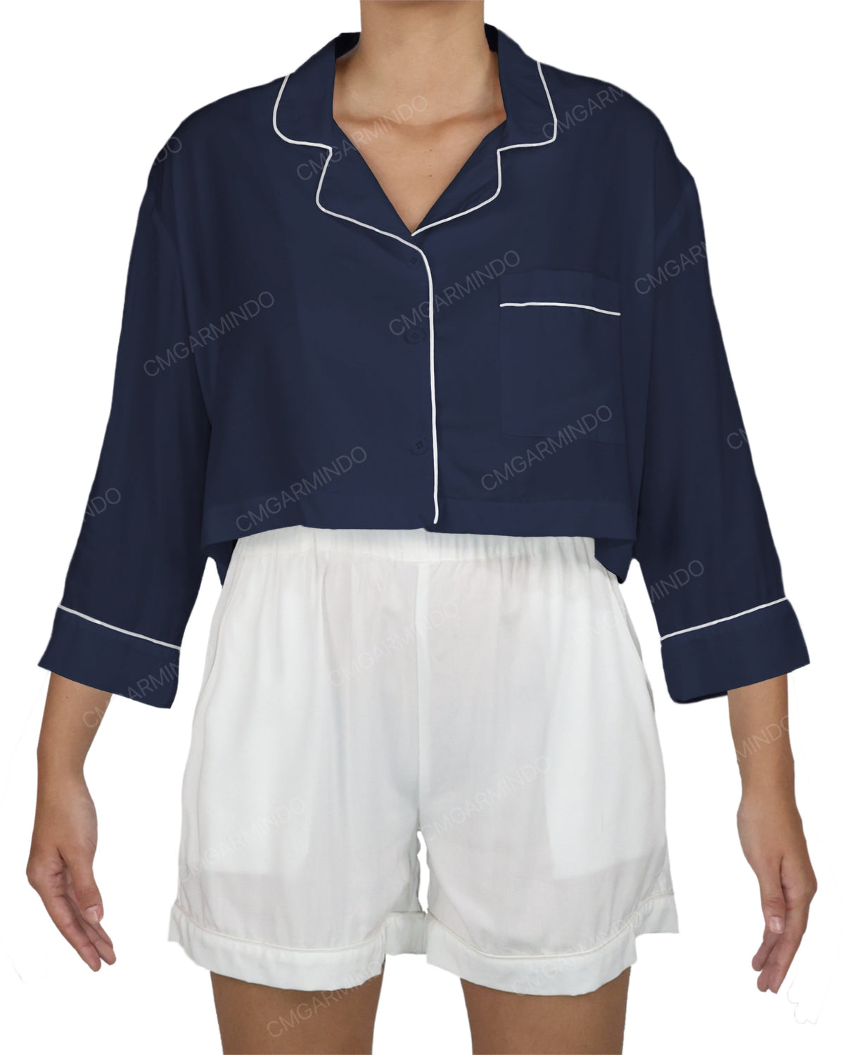 Oversized Short Sleeve Pyjama Top