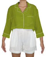Oversized Short Sleeve Pyjama Top