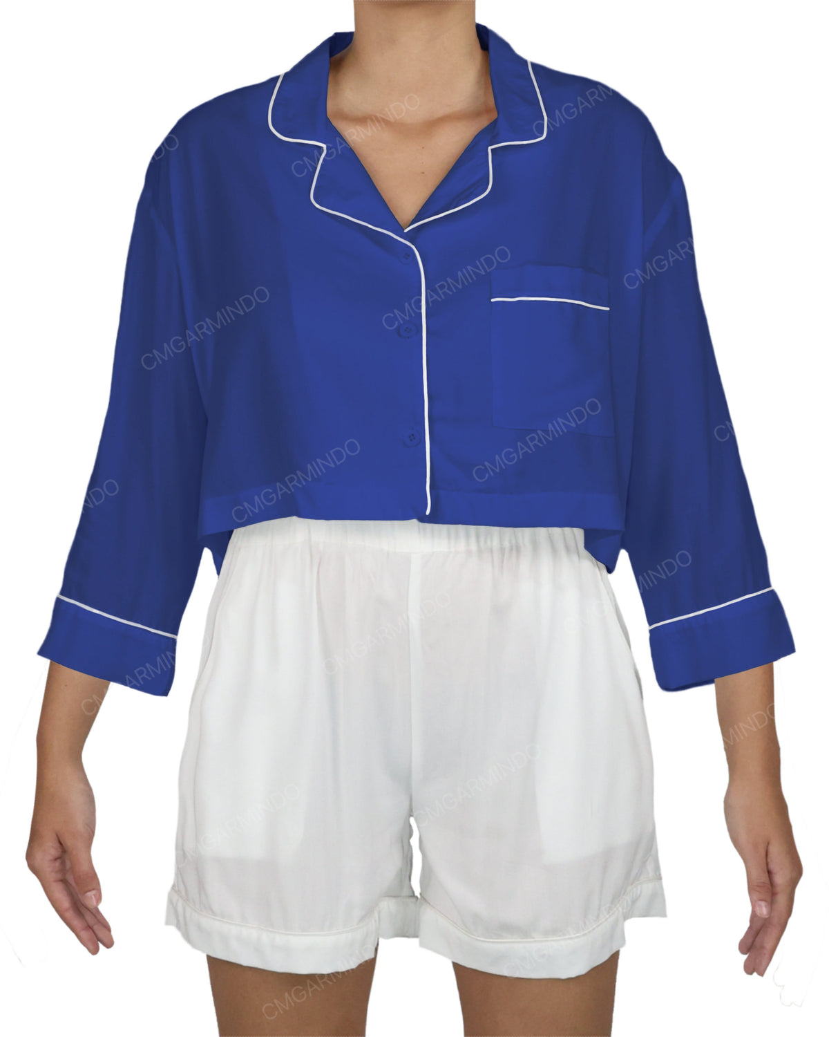 Oversized Short Sleeve Pyjama Top