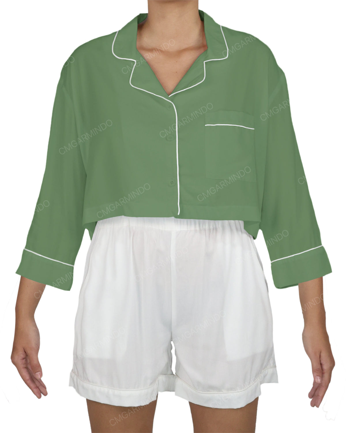 Oversized Short Sleeve Pyjama Top