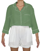 Oversized Short Sleeve Pyjama Top