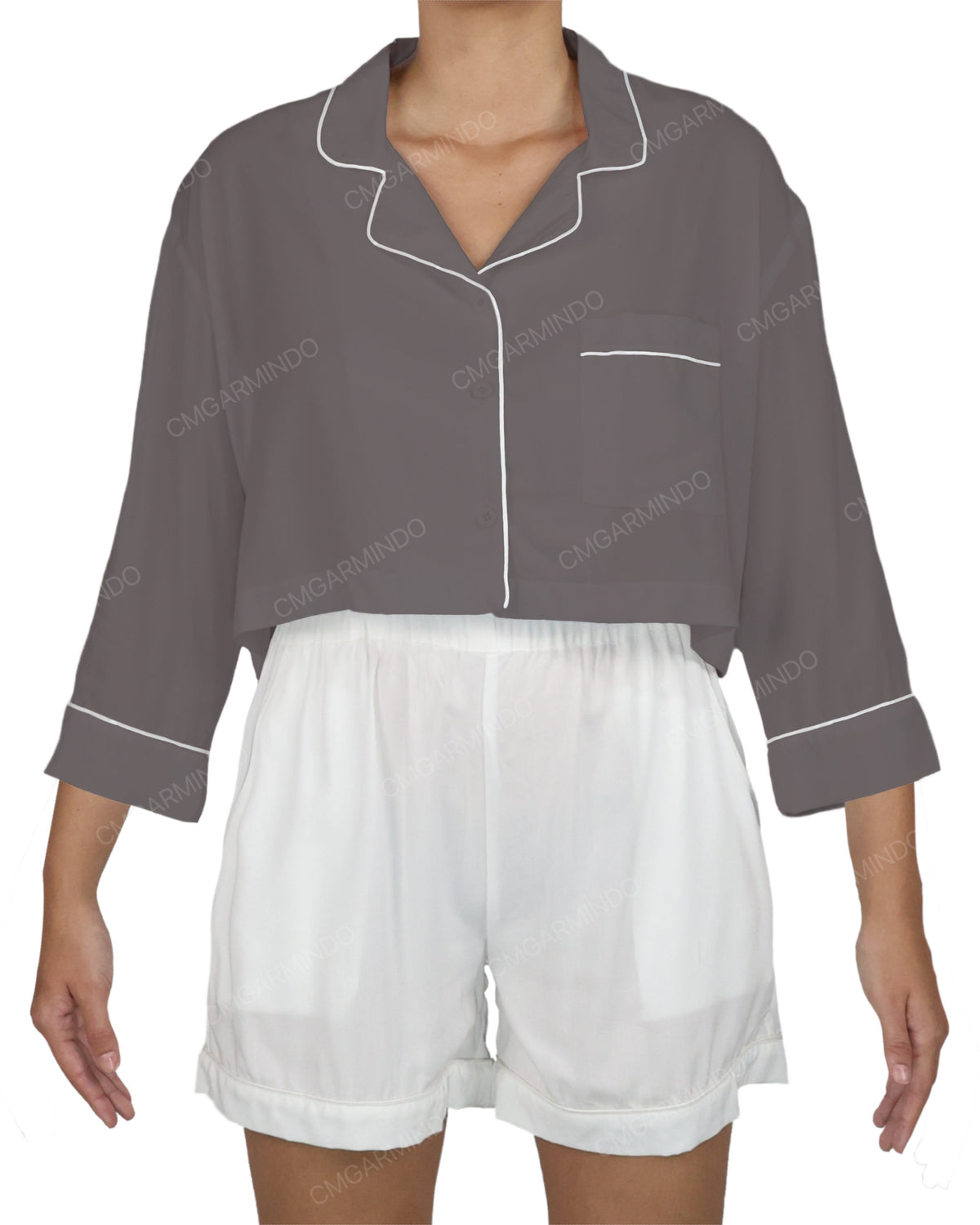 Oversized Short Sleeve Pyjama Top