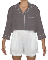 Oversized Short Sleeve Pyjama Top