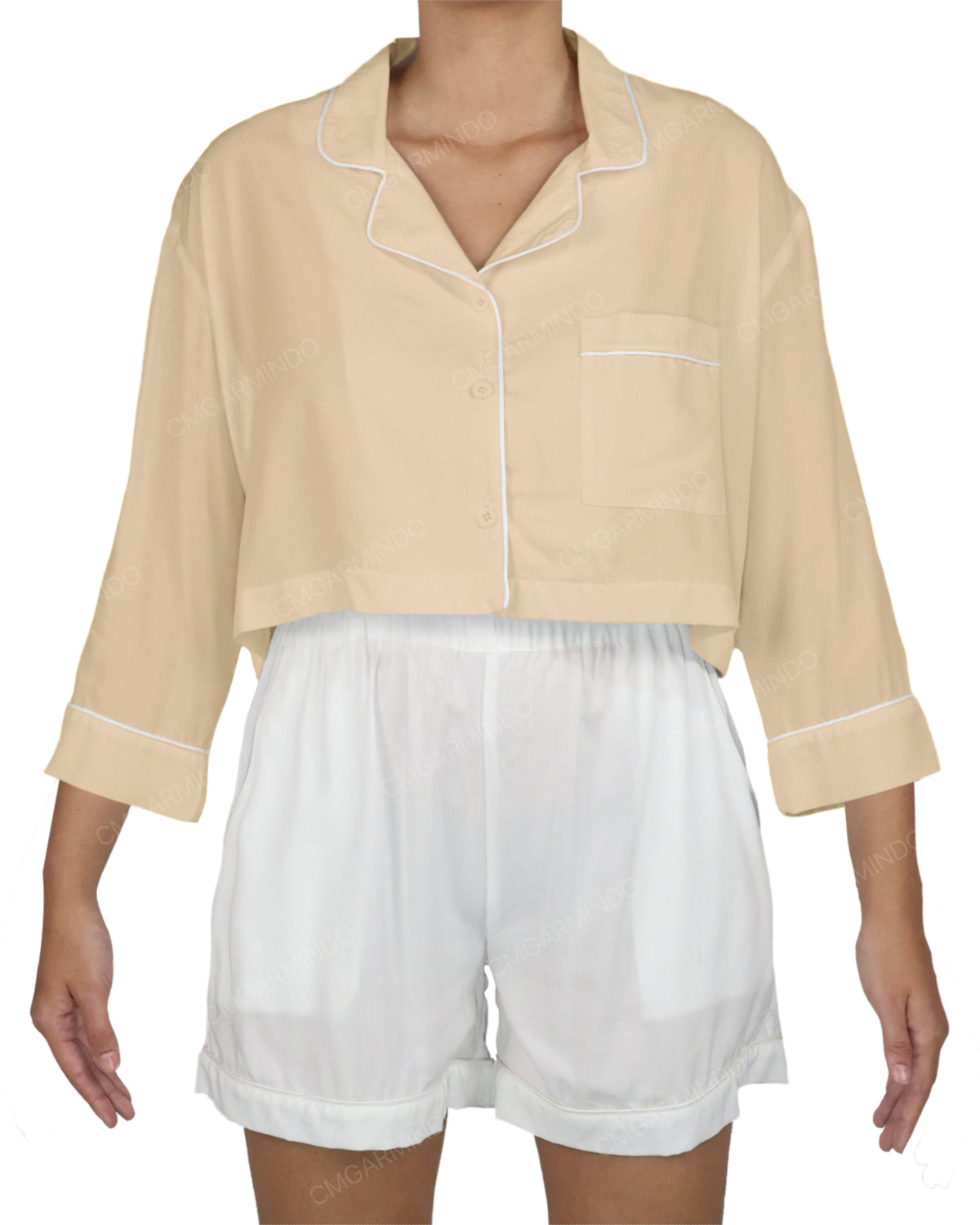 Oversized Short Sleeve Pyjama Top
