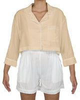Oversized Short Sleeve Pyjama Top