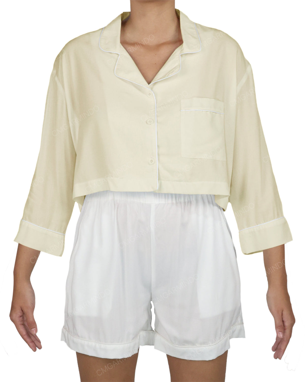 Oversized Short Sleeve Pyjama Top