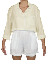 Oversized Short Sleeve Pyjama Top