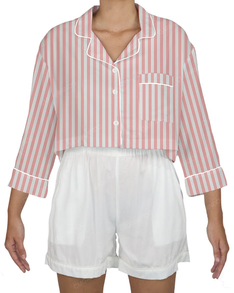 Oversized Short Sleeve Pyjama Top