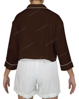 Oversized Short Sleeve Pyjama Top