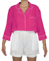 Oversized Short Sleeve Pyjama Top
