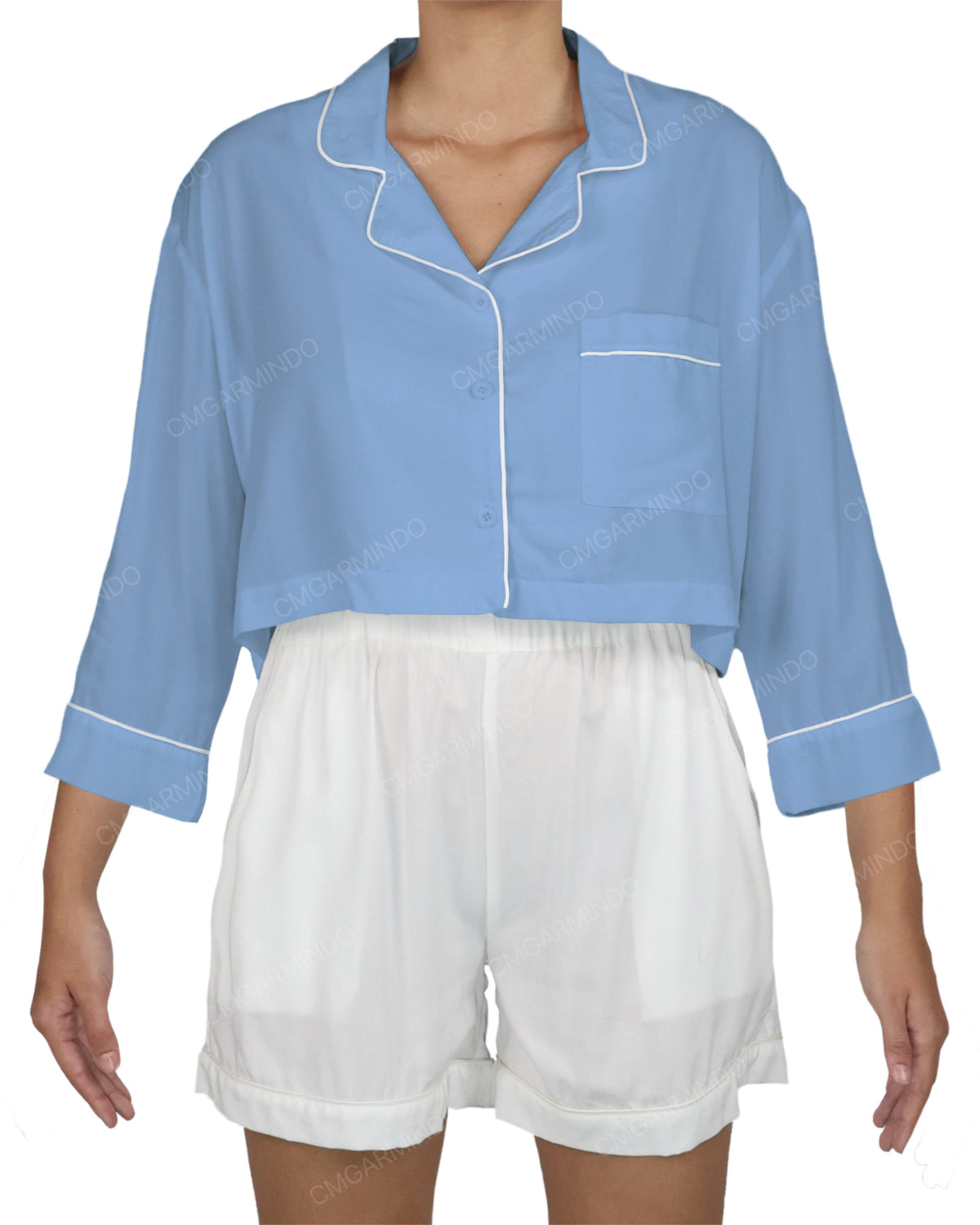 Oversized Short Sleeve Pyjama Top
