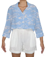 Oversized Short Sleeve Pyjama Top