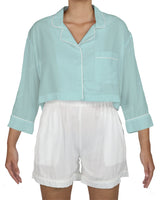 Oversized Short Sleeve Pyjama Top